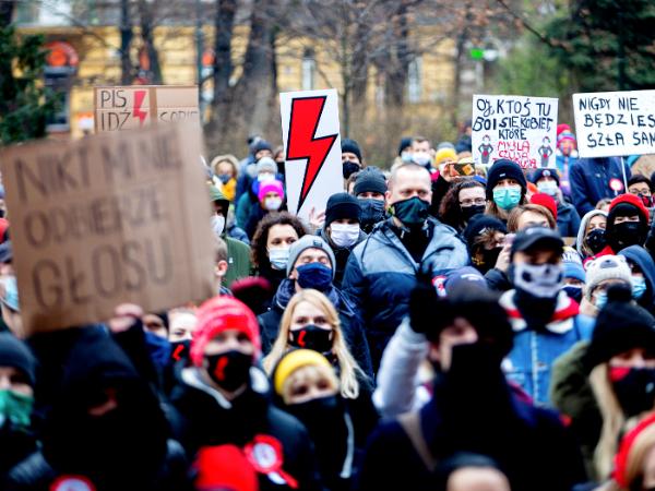 Strajk Kobiet w Krakowie, 29 listopada 2020 r.