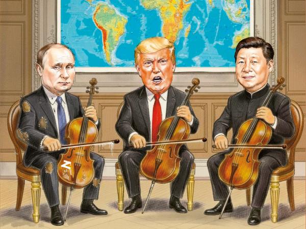 Koncert współczesny będzie globalny – trzej giganci to przywódcy USA, Rosji i Chin.