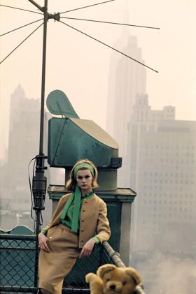 Aktorka Jean Shrimpton, Nowy Jork, 1962 r.
