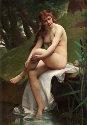 Oryginał: Nude model (1872, Edvard Perseus)