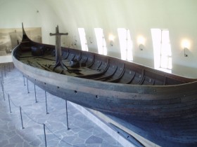 Drakkar, łódź Wikingów muzeum w Oslo.