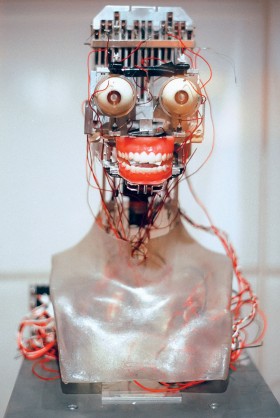 Eksponat z informatycznego Heinz Nixdorf Museum w Paderborn w Niemczech.