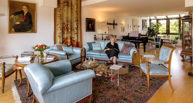 „Prowadziłam zawsze dom otwarty. Ważny był i jest dla mnie rytuał codziennego gotowania. Tak jak mój ojciec, nigdy nie lubiłam jadać na mieście.”