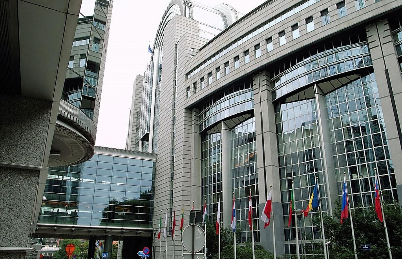 Siedziba instytucji europejskich w Brukseli.