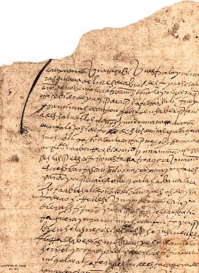 Jeden z 650 listów z Nowego Świata odnalezionych w zbiorach Archivo General de Indias w Sewilli.