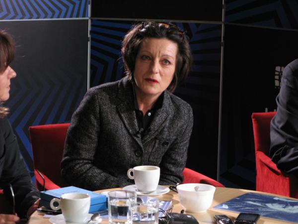 Herta Müller w Krakowie, na Festiwalu Literatury im. Josepha Conrada, listopad 2010