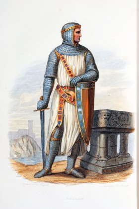 Rollon, wódź Wikingów, na XIX ilustracji.