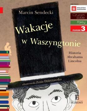 Marcin Sendecki (tekst), Zosia Dzierżawska (ilustracje), Wakacje z Waszyngtonie. Historia Abrahama Lincolna, Egmont, Warszawa 2017. Teoretycznie ta skromna objętościowo książeczka opowiada o Lincolnie, ale głównym wątkiem jest w niej zniesienie niewolnictwa. I słusznie, bo to największe z jego osiągnięć. Publikacja przeznaczona jest dla grupy wiekowej 7+, a Sendecki ciekawie i przystępnie opisuje problem i nie koloryzuje przy tym historii. „Czarni Amerykanie, choć otrzymali wolność, musieli jeszcze długo walczyć, by zdobyć takie same prawa jak biali” – czytamy na końcu. Za ilustracje w książce odpowiada Zofia Dzierżawska i jak zawsze w przypadku tej artystki są one delikatne, subtelne, a w tym wypadku dodatkowo czarno-białe.