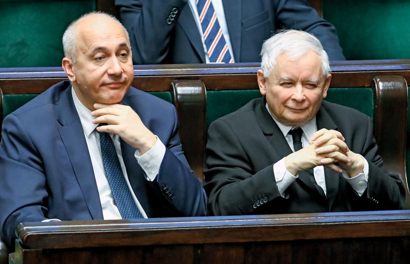 Joachim Brudziński i Jarosław Kaczyński