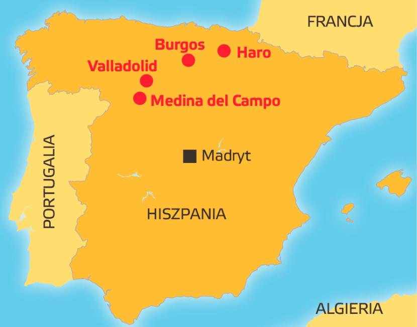Na północ od Madrytu – kastylijskim szlakiem zamków i wina