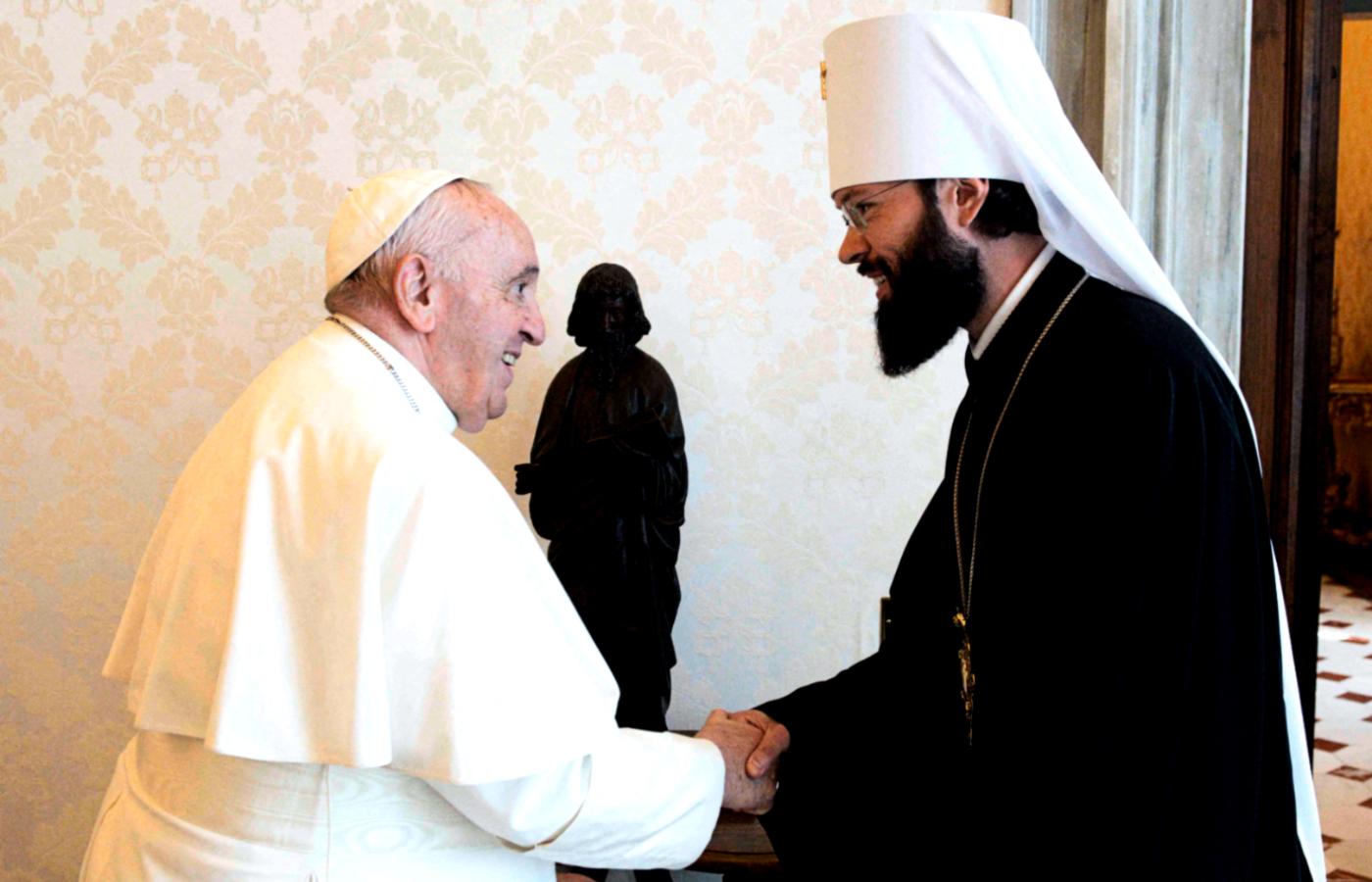 Papież Franciszek i abp Antonij, 5 sierpnia 2022 r.
