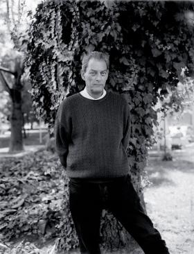 Pisarz podczas wizyty w Stuttgarcie w październiku 2008 roku.