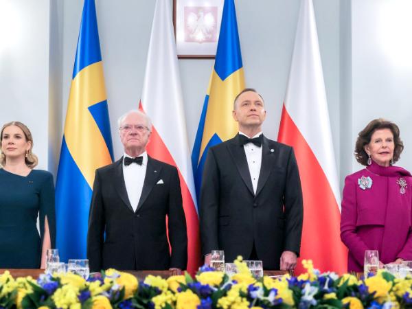 Wizyta szwedzkiej pary królewskiej w Polsce