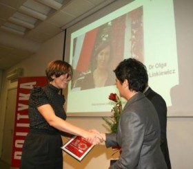 dr Olga Linkiewicz z red. Ewą Wilk.