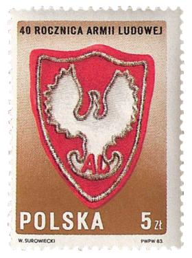 Znaczek pocztowy wydany w PRL w 1983 r.