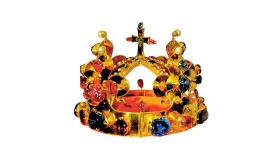 Korona św. Wacława – jeden z najcenniejszych czeskich skarbów narodowych.