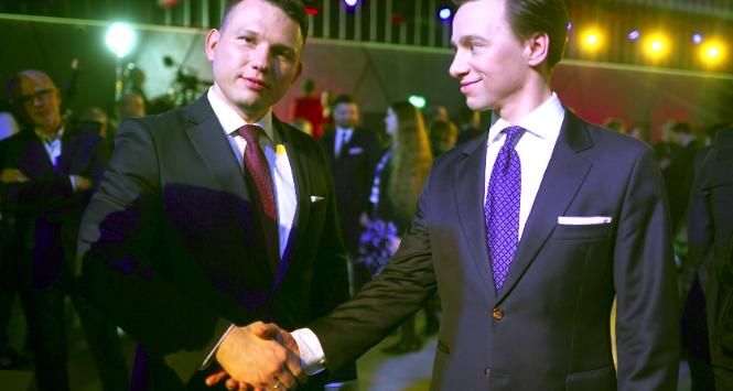 Sławomir Mentzen i Krzysztof Bosak, zdjęcie z lutego 2023 r.
