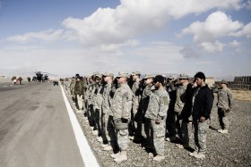Polskiego żołnierza pożegnali także amerykańscy koledzy