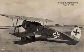 Fokker D VII. Prawdopodobnie najlepszy samolot myśliwski I wojny światowej.