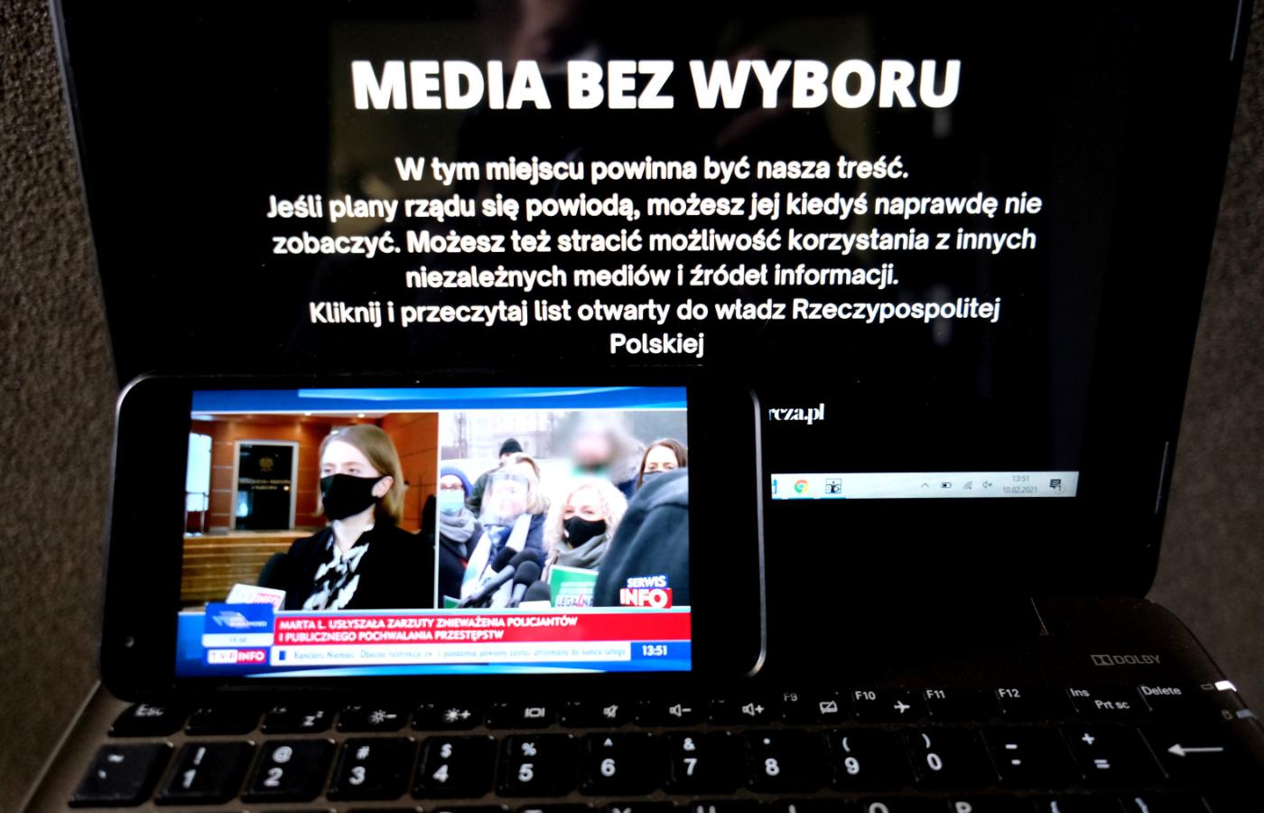 Tak Sie Dusi Wolne Media Swiat O Polskim Protescie Polityka Pl