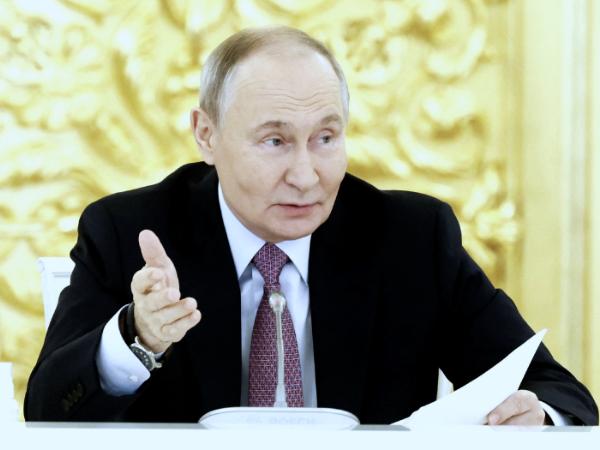 Władimir Putin na Kremlu, 5 grudnia 2024 r.