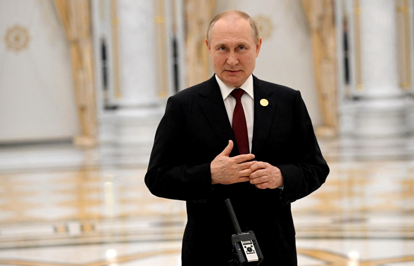 Władimir Putin na szczycie kaspijskim, 30 czerwca 2022 r.
