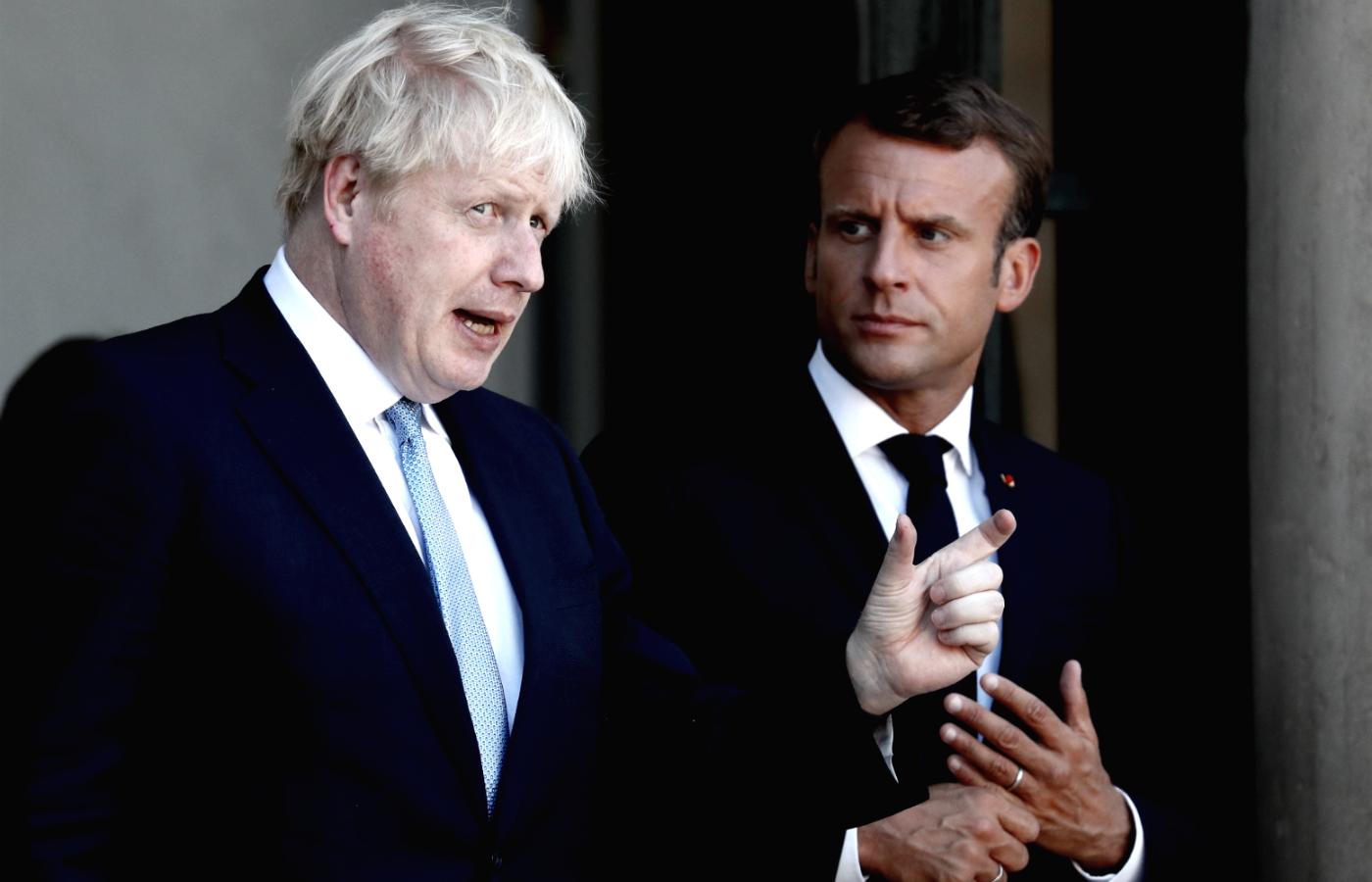 Boris Johnson i Emmanuel Macron