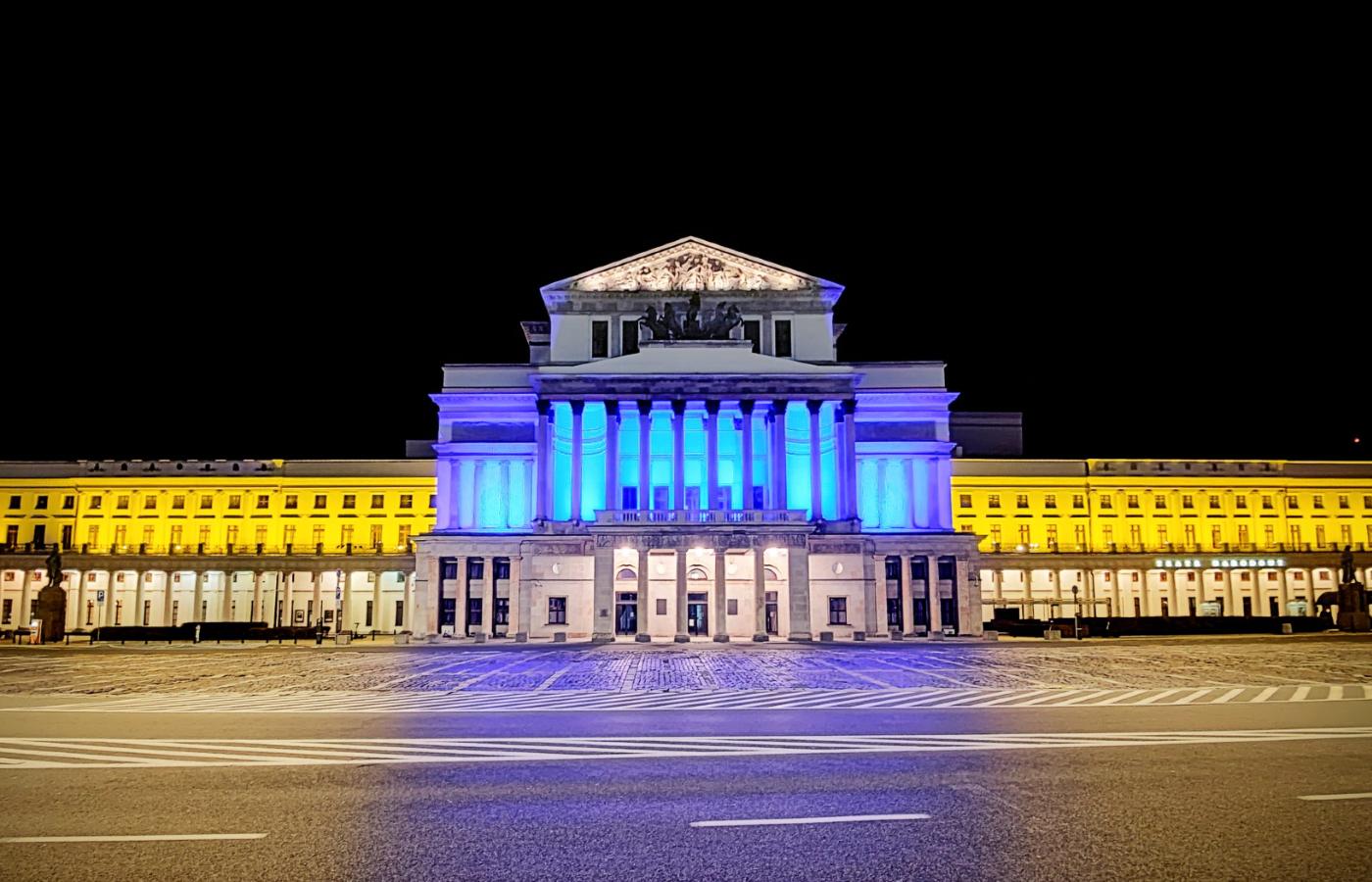 Teatr Wielki – Opera Narodowa w Warszawie w ukraińskich barwach