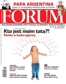 Artykuł pochodzi z najnowszego 11 numeru tygodnika FORUM w kioskach od poniedziałku 18 marca 2013 r.