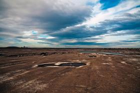 Hałda przy kopalni Pniówek.