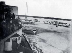 Lądowanie oddziałów niemieckich na Alandach podczas szwedzko-fińskiego sporu o archipelag, 1918 r.