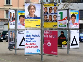 Szwajcarska kampania wyborcza.
