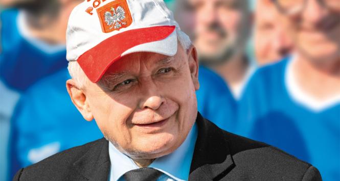 Jarosław Kaczyński na pikniku PiS w Woli Rzędzińskiej.