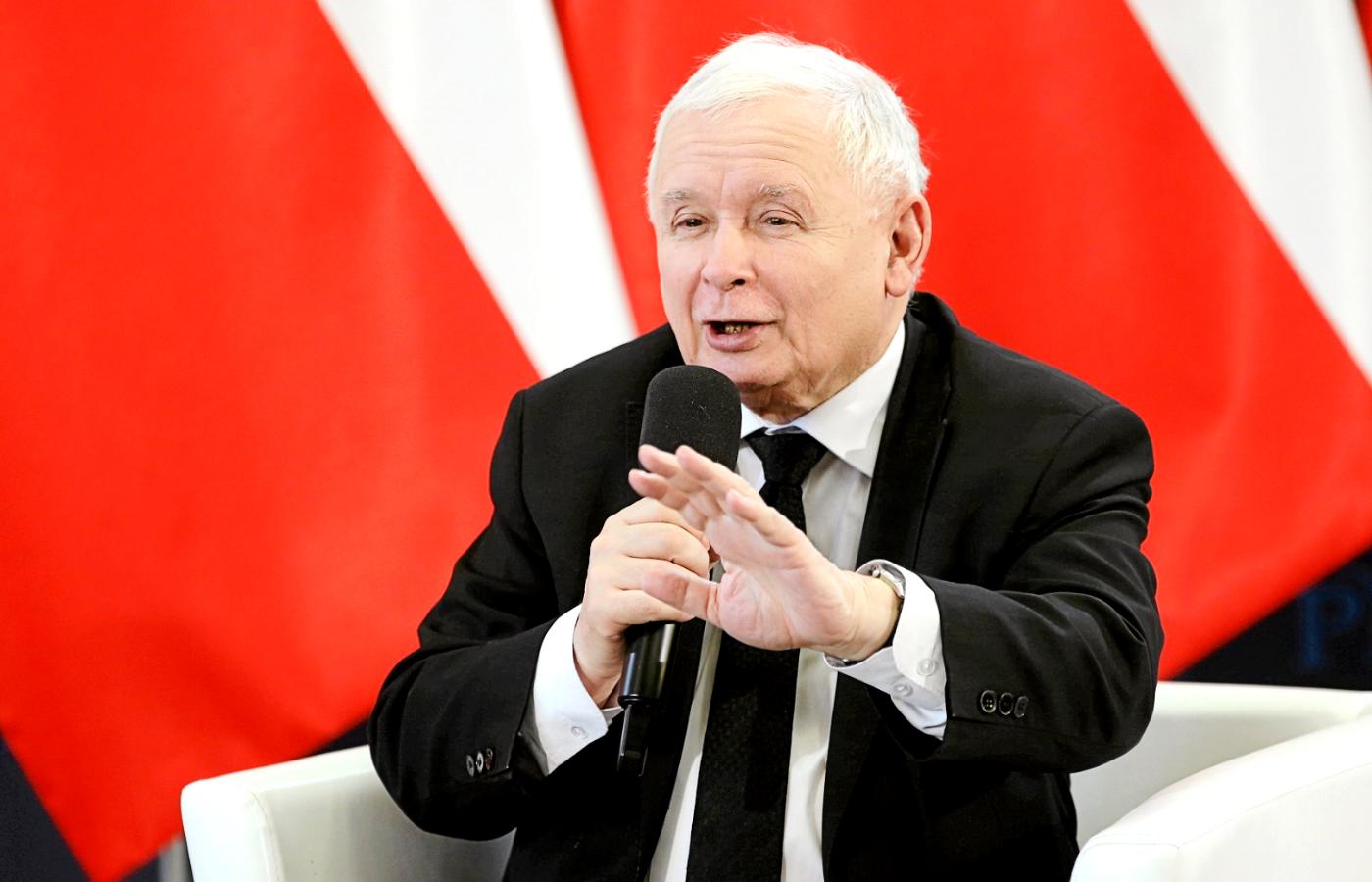 Prezes PiS Jarosław Kaczyński w Szczecinie