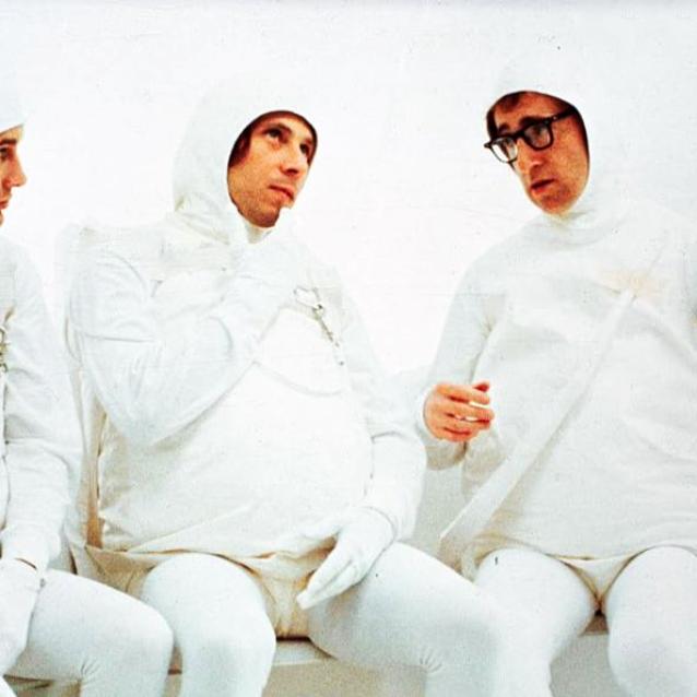 Scena z filmu „Wszystko, co chcielibyście wiedzieć o seksie, ale baliście się zapytać” (reż Woody Allen, 1972).