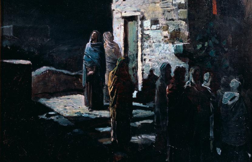 „Chrystus po Ostatniej Wieczerzy w Getsemani”, Nikołaj Nikołajewicz Ge, 1888 r.