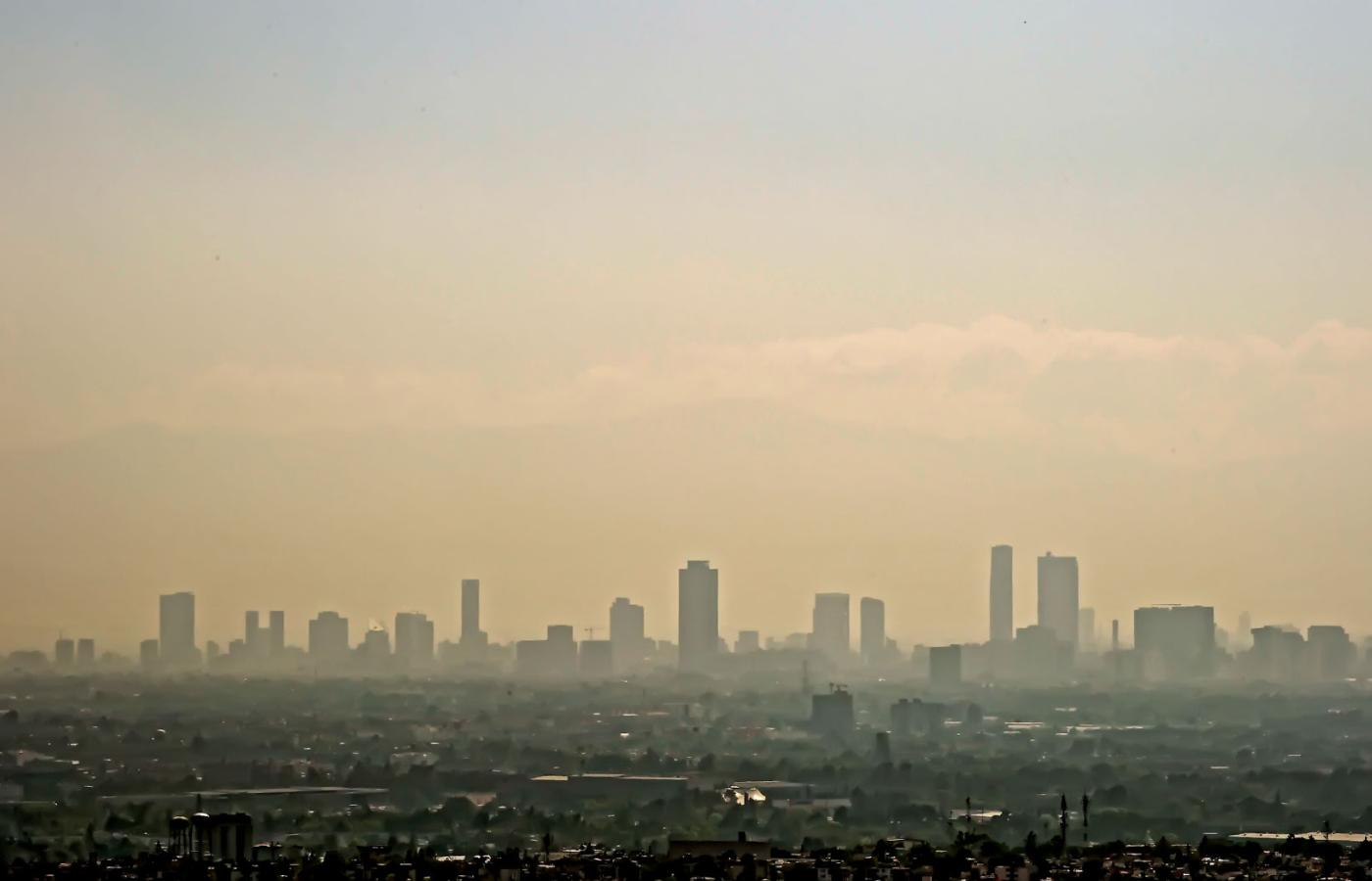 Smog nad Mexico City