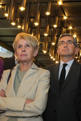 Imprezę bacznie śledzili Iwona Śledzińska - Katarasińska z Platformy i Przewodniczący Klubu Parlamentarnego PO Tomasz Tomczykiewicz