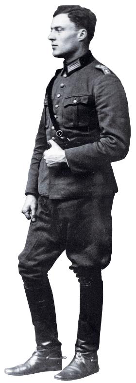 Claus Schenk Graf von Stauffenberg, fotografia z 1934 r. Człowiek, który 10 lat później dokonał zamachu na Hitlera.