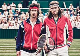 Shia LeBeouf jako McEnroe i Sverrir Gudnason jako Borg.