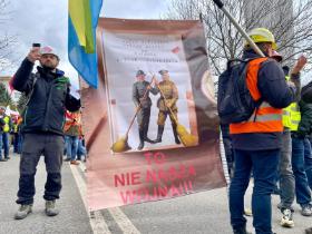 Protest rolników przed Sejmem