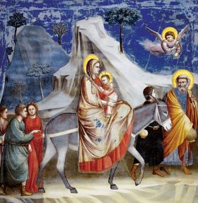 „Ucieczka do Egiptu”, Giotto di Bondone, 1305 r.