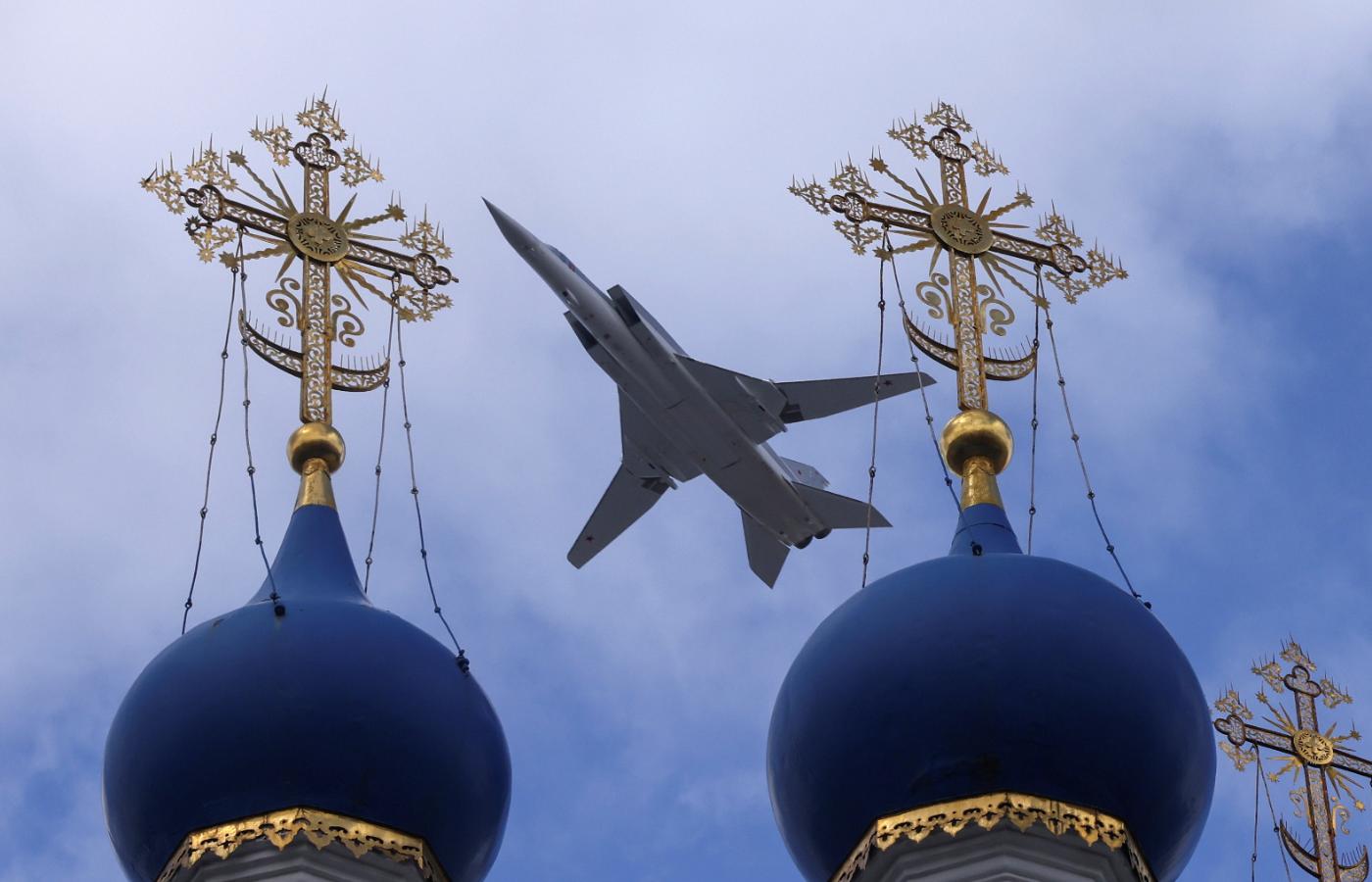 Rosyjski bombowiec Tu-22M3. Zdjęcie z 4 maja 2022 r.