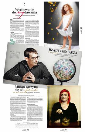 Wydanie poświęcone jest wpływowi pieniądza na życie człowieka.