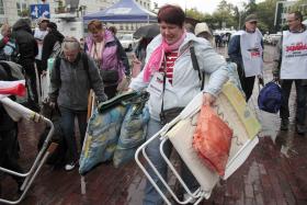 Kilka dni protestów, marsze, happeningi i wielogodzinne przemowy. W takich okolicznościach wygodne krzesło to podstawa.