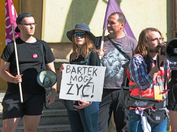 Protest przeciwko brutalności Policji, Lublin 2021 r.