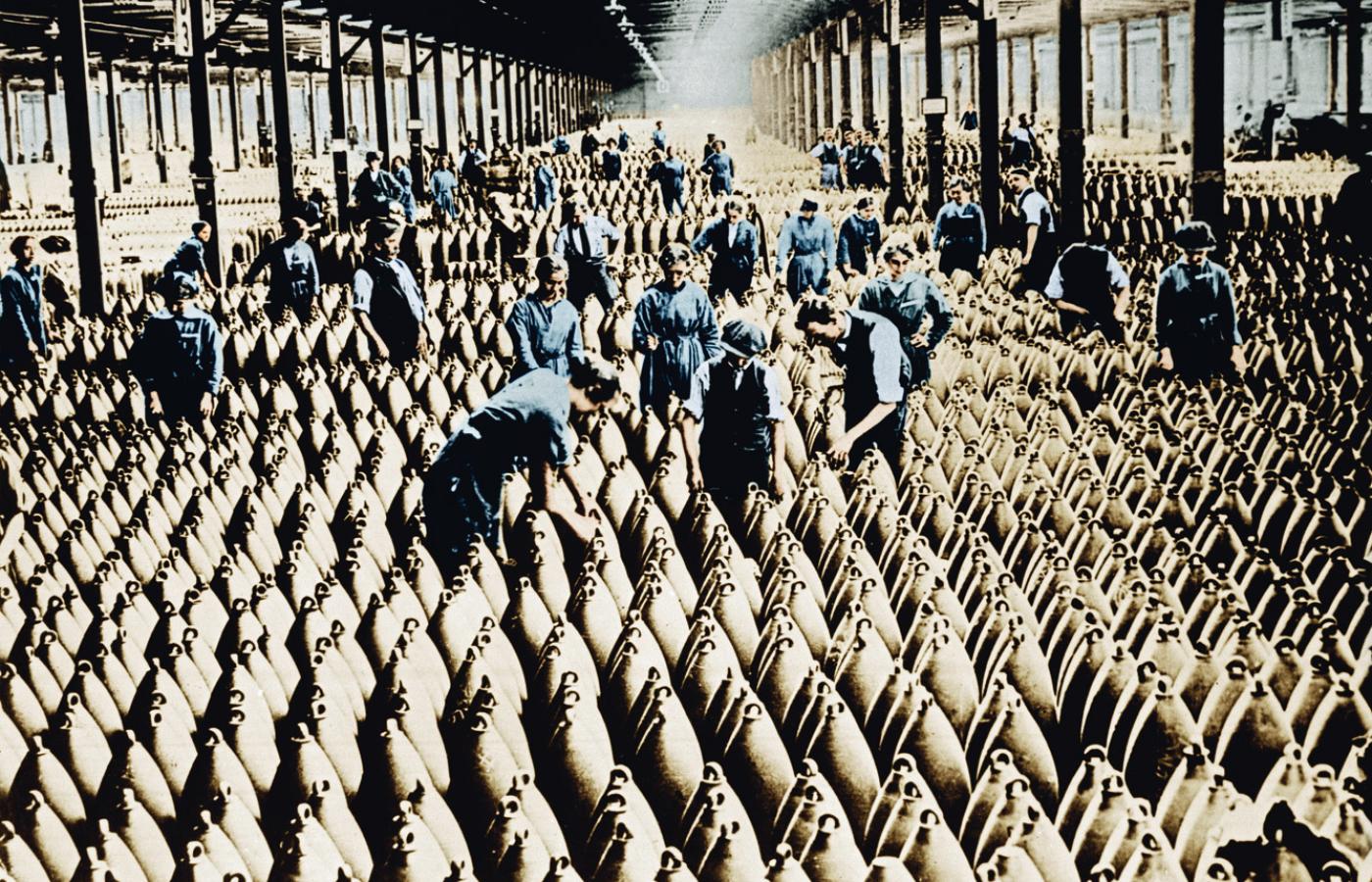 Angielska fabryka zbrojeniowa, 1918 r.
