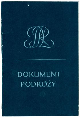 Dokument Podróży wystawiany zamiast paszportu przez władze PRL osobom emigrującym po Marcu 1968 r.