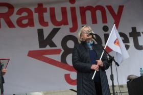 Krystyna Kacpura Dyrektorka Wykonawcza Federacji na rzecz Kobiet i Planowania Rodziny, Warszawa 2017 r.