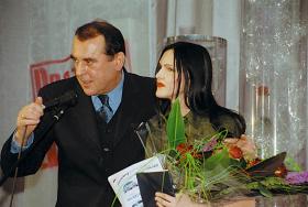 Z piosenkarką Agnieszką Chylińską.